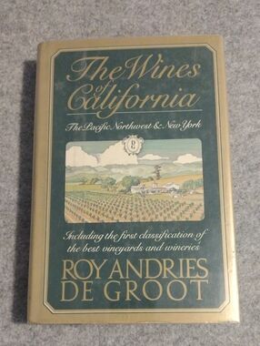 The Wines of California Hardcover Coffee Table Book - Green & Gold
